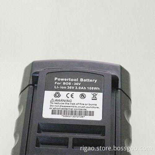 High quality Li-ion batteries 36V 3Ah for Bosch power tools battery packs